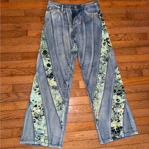 Jaded london x Sydney Carlson wide leg jeans